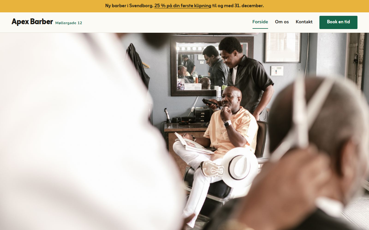 Apex Barber forside